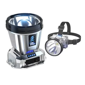 3 Mode Super Bright Rechargeable High Power LED Headlamp for Camping, Fishing, and Hiking