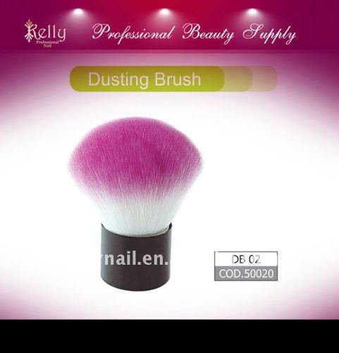 Pink and white color Nail Art Dust Brush