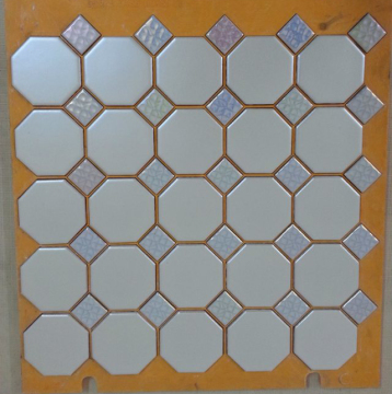 White Colour Ceramic Mosaic