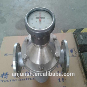 Low cost crude oil oval gear flow meter with high accuracy