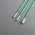 Safety Sterile Dacron Compatible Foam Cleaning Swab Wooden