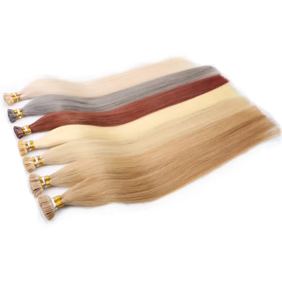 Harmony  Italian Keratin Hair Natural drawn 1g Russian Virgin Remy Pre-Bonded Extension Flat Tip Hair Extension