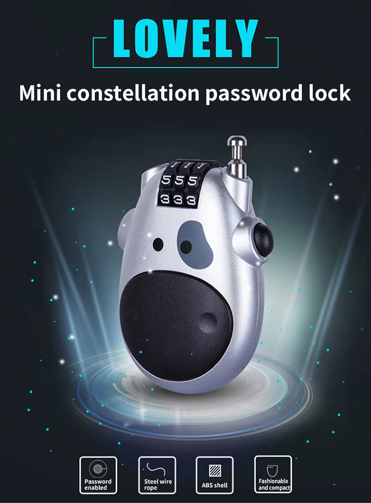 9 1 Cartoon Cow Padlock