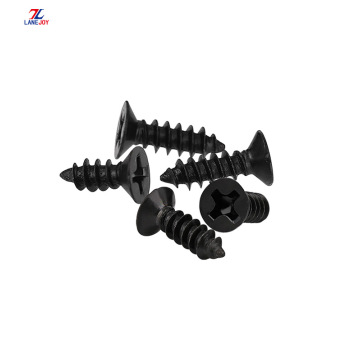 M1.2 M1.4 M1.7 Black Countersunk Head Self-tapping Screws