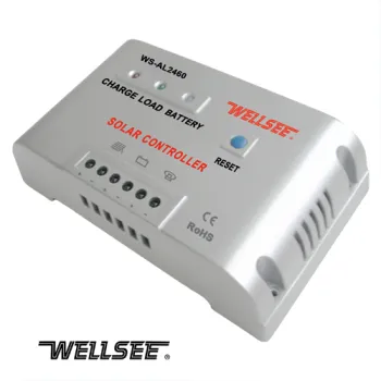 Factory price WELLSEE WS-AL2460 60A 12/24V solar street light controller
