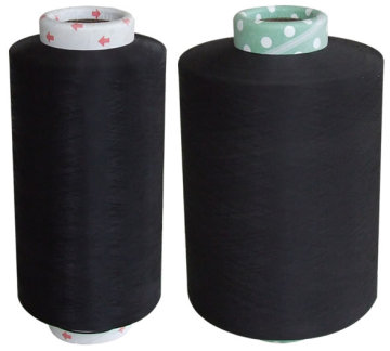 100% Black Polyester Yarn for Knitting