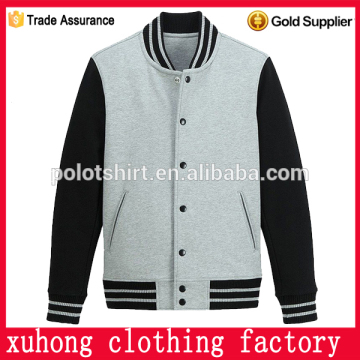 unisex varsity custom made baseball jacket pocket china factory