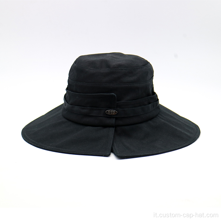 Estate 100% Polyester Sun Protection Cappello a secchio