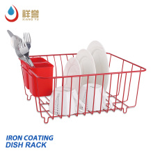 rust proof coating holders rack kitchen multifunction dish drying rack