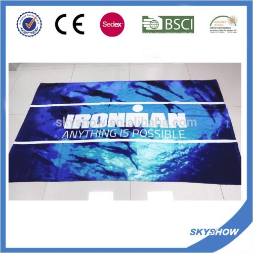 IRONMAN velour beach towel wholesale