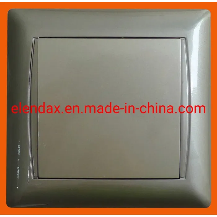 Sakelar Dinding Tombol Tekan Pemasangan Siram Jerman F6001