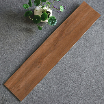 Matte Surface Rustic Wood Grain Floor Tiles for Living Room