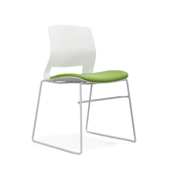 Modern Cheap Metal Frame Student Conference Stackable PP Stacking Chairs