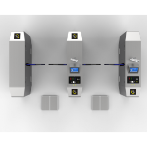 ESD System Barcode Scanner Turnstile Gate