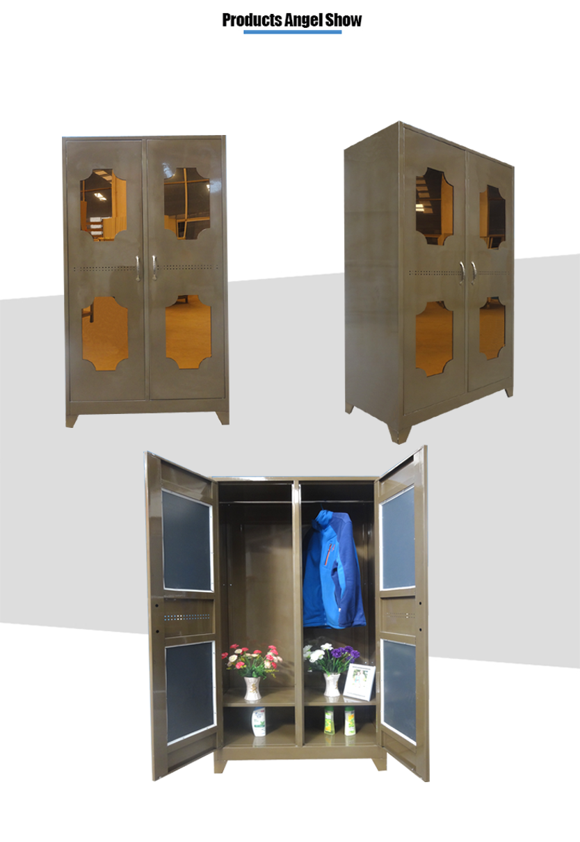 steel clothes cabinet wardrobe 