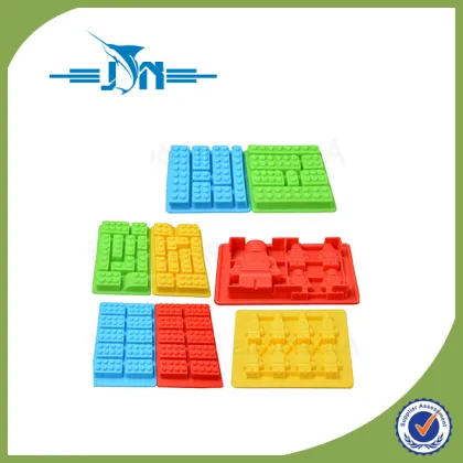 8pc Silicone Molds for Lego Lovers