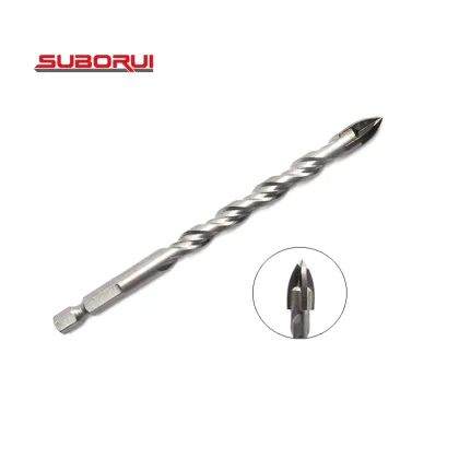 Borui 1/2 Inch Titanium Coated Carbide Triangle Drill Bit for Tile and Glass