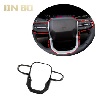 Carbon Fiber Style Steering Wheel Trim Cover for Chevrolet Colorado & GMC Canyon 2023-2024