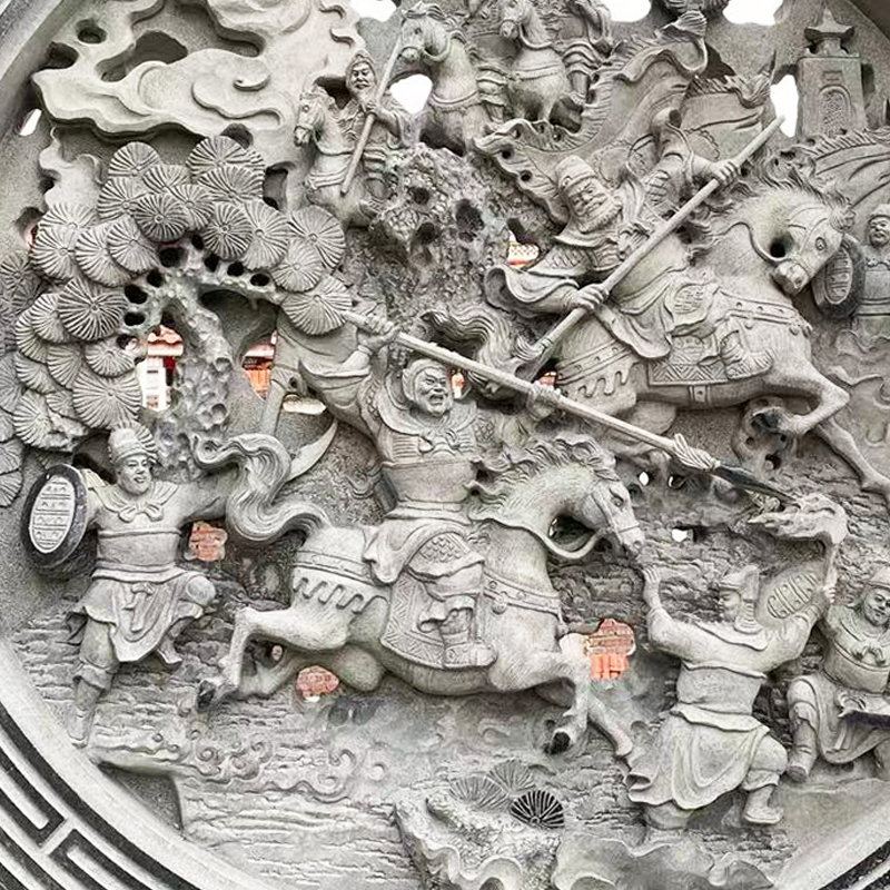 Relief Mural Hollow Carving
