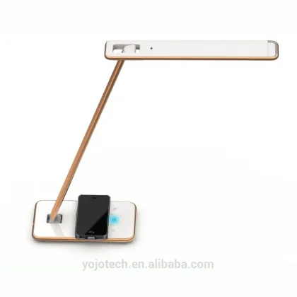 LED Wireless Charging Desk Lamp with USB charging port