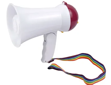 mini follding handle megaphone