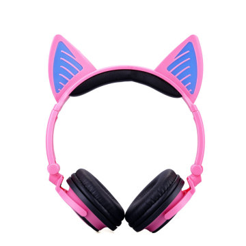 Bluetooth Kids Headphones With LED Flashing Lights