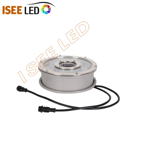 Lampu Bawah Air Digital DMX Bulat Stainless Steel IP68