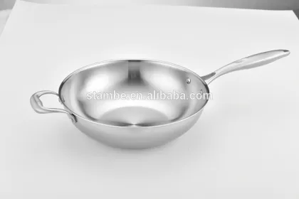 Korea Design Stambe All Clad Stainless Steel non-stick frying pan