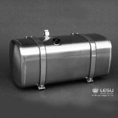 119mm LESU Metal Oil Tank for 1/14 RC DIY Model TAMIYA Tractor Truck Hydraulic Dumper Trailer Scania MAN Benz