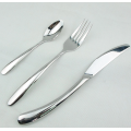 Stainless steel cutlery at home kitchen