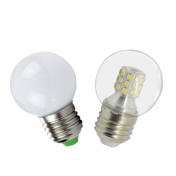 LED Magic Bean E27 Tricolor Transparent Small Round Bulb - 5W/7W Energy Saving LED Lamp