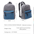 Mini Fesyen Remaja Perjalanan Ransel Sekolah Back Pack Schoolbag Girl Street Daily Outdoor Corduroy Mini Backpack untuk Wanita Gadis