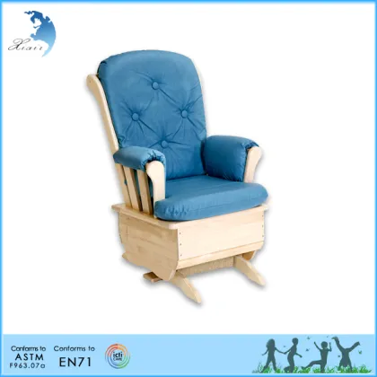 Custom EN71Wooden Bench Gliders Montessori Children Furniture