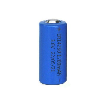 Factory Supply High Quality OEM Rechargeable Batteries 1200mAh 3.6V ER14250 Lithium Thionyl Chloride Battery for Smoke Detector