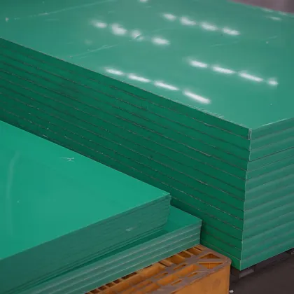 Green Plastic Polypropylene Sheets