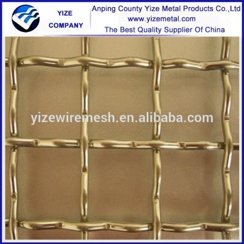 Square hole crimped wire mesh/Plastic Wire Mesh (factory)