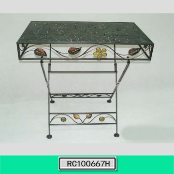 Factory Price Wrought Iron Patio Garden Table