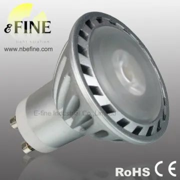 5W GU10 sharp led spot light COB LED bulb aluminium body