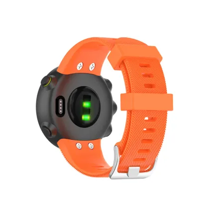 Silicone Rubber Watch Strap Replacement for Garmin Forerunner 45/45S