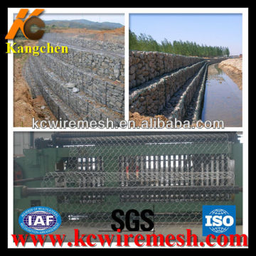 Hexagonal gabion baskets wire mesh for stone retaining wall !!