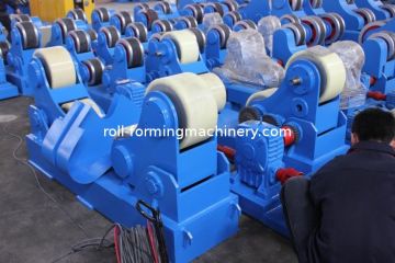 300t Anti Drifting Welding Rotators Vfd Rubber Roller