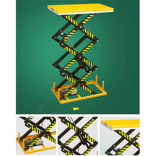 Mesa elevadora mini eléctrica de tijera hidráulica pequeña