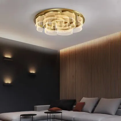 Modern White Bedroom LED Ceiling Chandeliers