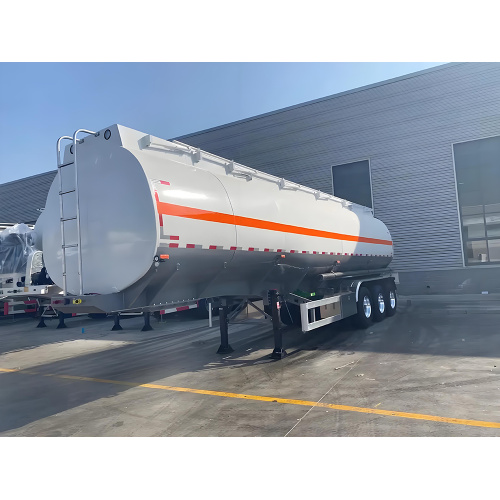 3 ejes de petróleo de combustible de aceite semi remolque