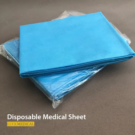 Non Woven PP Material Stretcher Blue Sheet