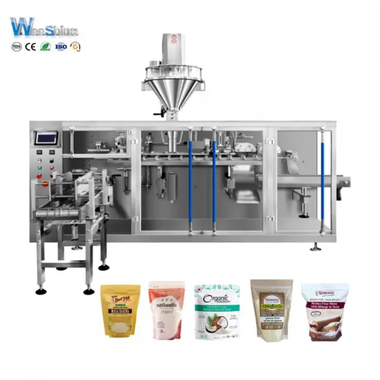 Stand Up Bag with Zipper Powder Packing Machine