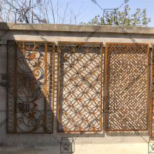 Outdoor Corten Steel Security Screen Panels