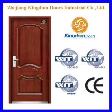 Exterior steel wooden door JDZ-83