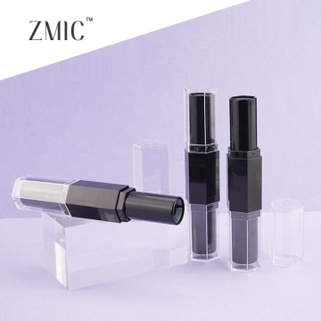 Custom Double Ended Hexagon Lipstick and Balm Tubes with Logo
