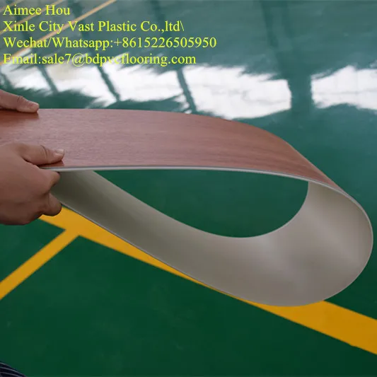 Commercial PVC Interlocking Wood SPC Flooring